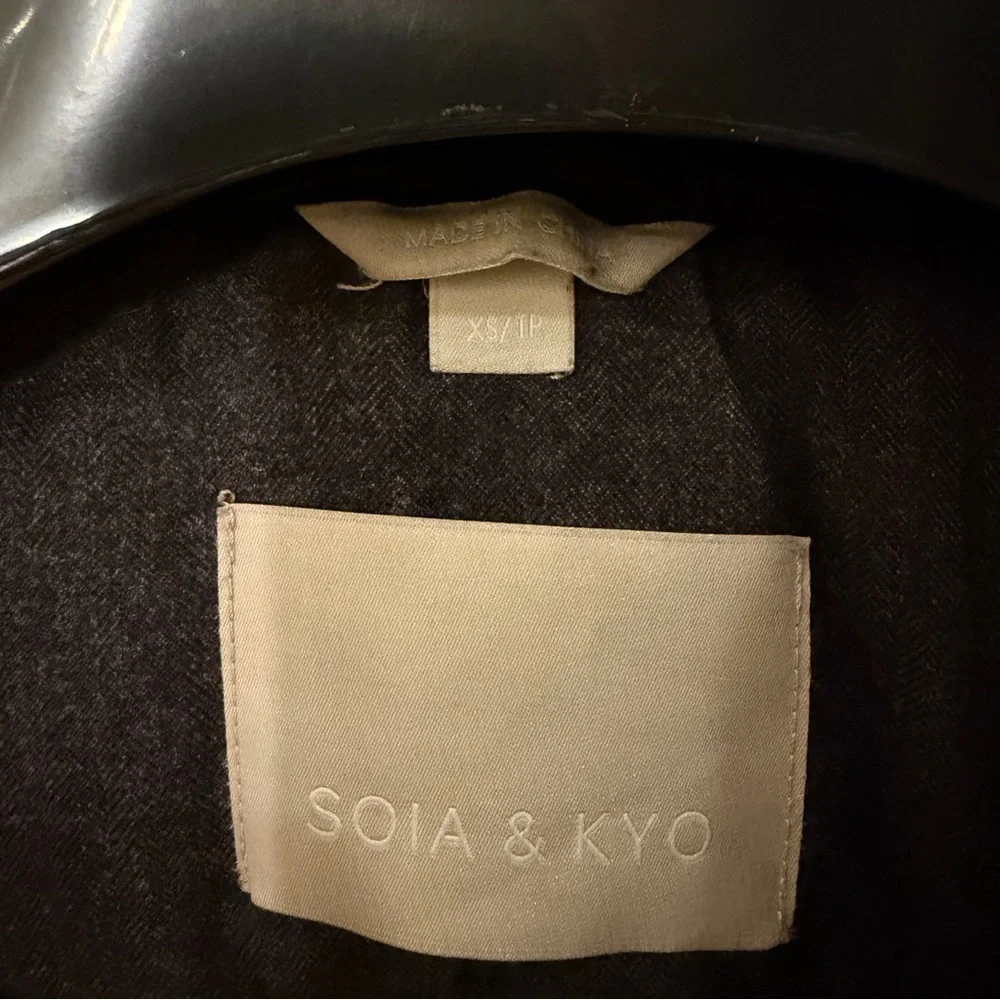 Soia & Kyo Dark Grey Down Parka - Picture 4 of 5
